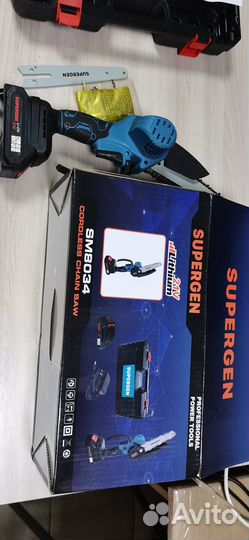 Мини пила цепная аккумуляторная supergen SM-8034H