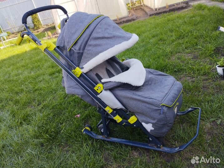 Санки коляска ника 7-3