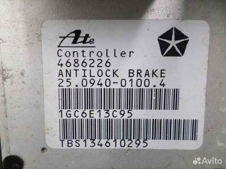 Блок управления ABS Dodge Caravan 4 4686226