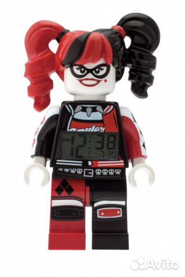 Lego часы с будильником Batman Movie Harley Quinn