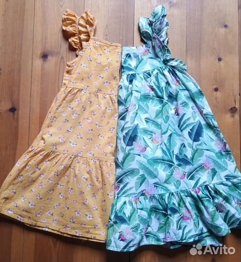 Два лёгких сарафана HM Primark 110