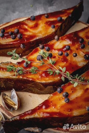 Стейки палтуса