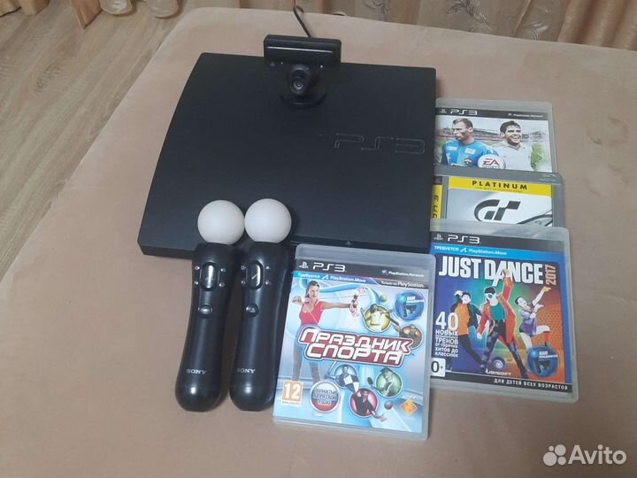 Игровая приставка ps3 с играми