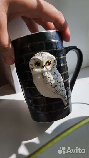 Кружка с декором Гарри Поттер,ручная работа