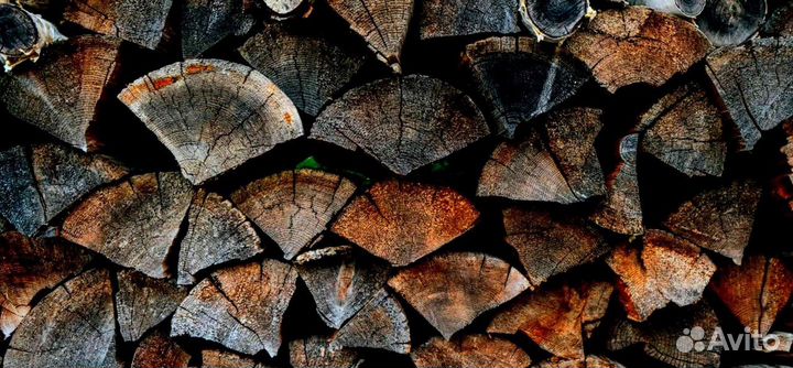 Дрова в сетках