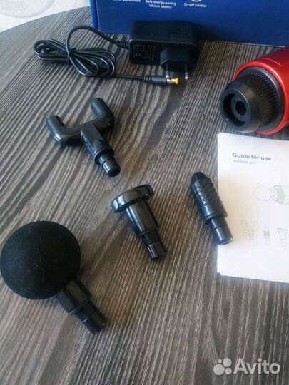 Новый перкуссионный тренажёр массажер пистолет pro