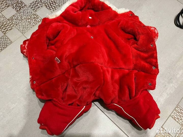 Зимний комбинезон для собак мелких пород