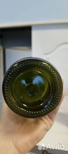 Бутылка стеклянная 1 л из затемненного стекла