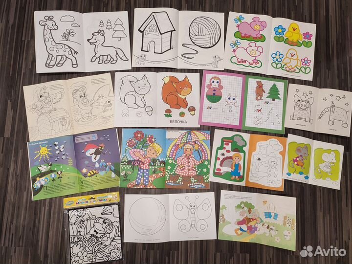 Комплект раскрасок для малышей