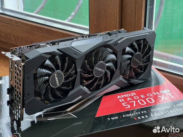 Rx5700xt gigabyte gaming OC с гарантией до 2024