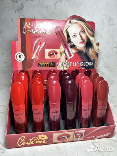 Жидкая матовая помада от Karite суперустойчивая