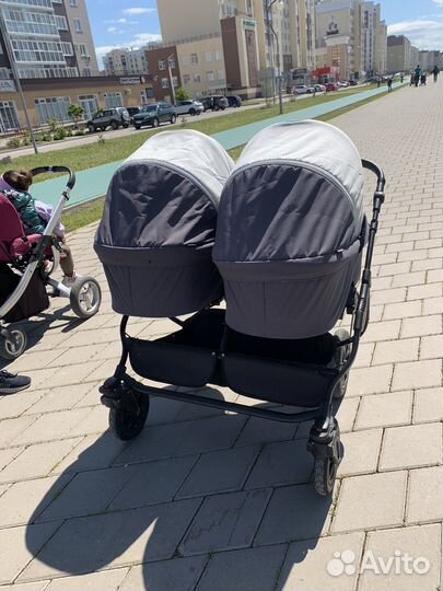 Коляска для двойни 3 в 1
