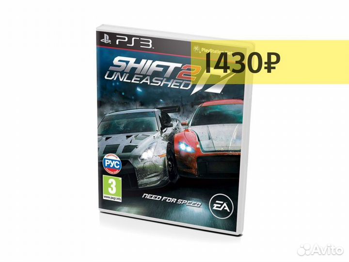 Need For Speed Shift 2 Unleashed, б/у (PS3)