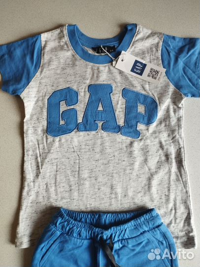 Костюм детский Gap 98-128 р. футболка шорты новый