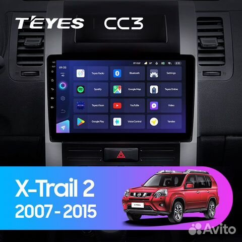 Магнитола Teyes CC3 3/32 для Nissan X-Trail 2008
