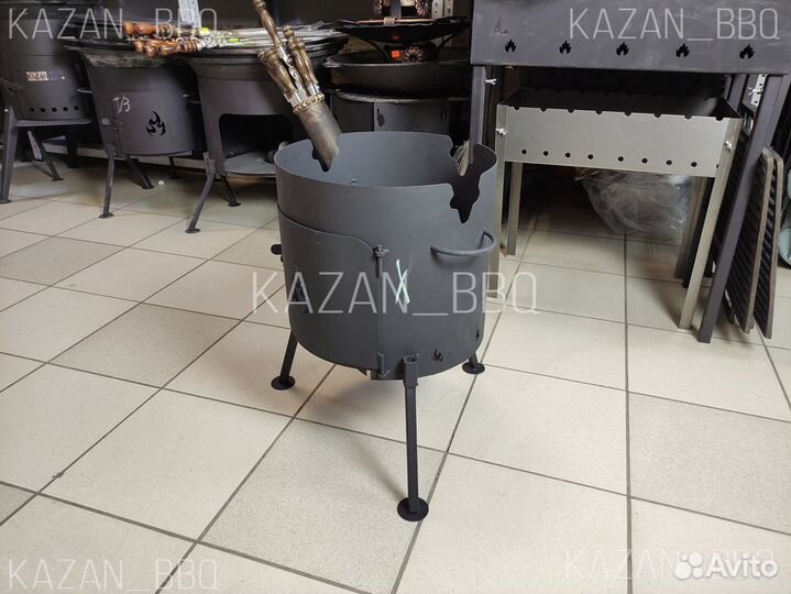 Печь (подставка) с дверкой для казана 8 - 10 л