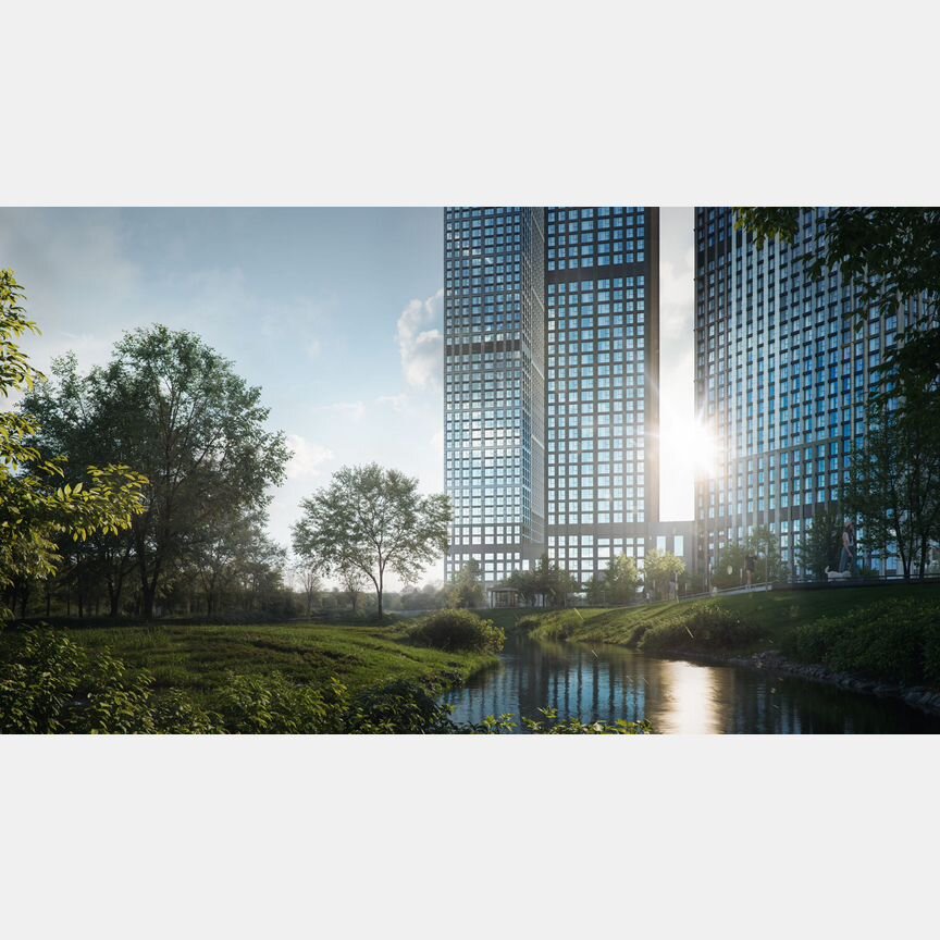 2-к. квартира, 80,1 м², 43/54 эт.