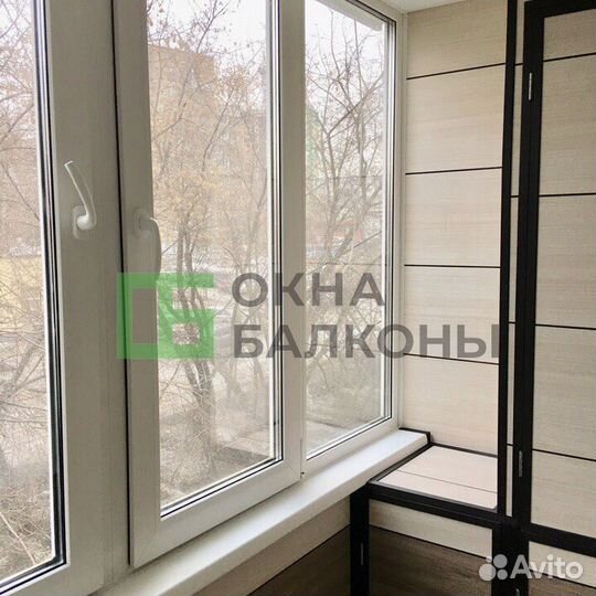 Остекление балконов в пятиэтажке