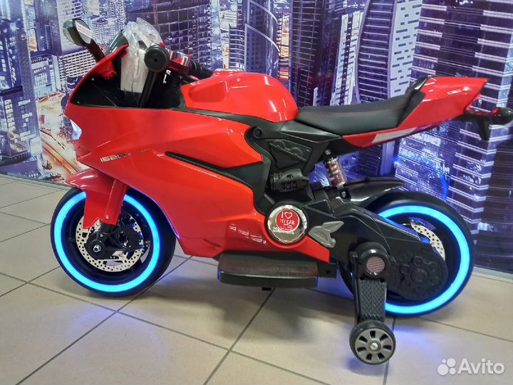 Мотоцикл большой на аккумуляторе 3-8 лет