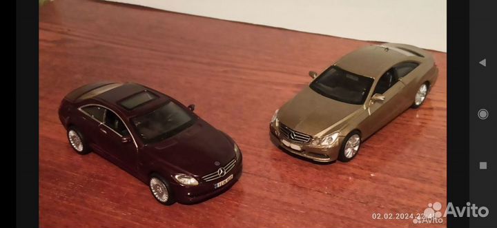Модель Mercedes Benz 1:40 и 1:36