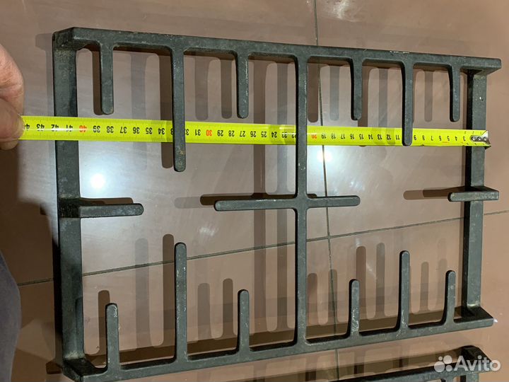 Чугунная решетка бу на газовую поверхность