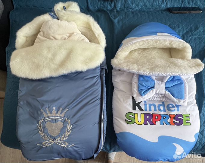 Детский конверт на выписку зимний