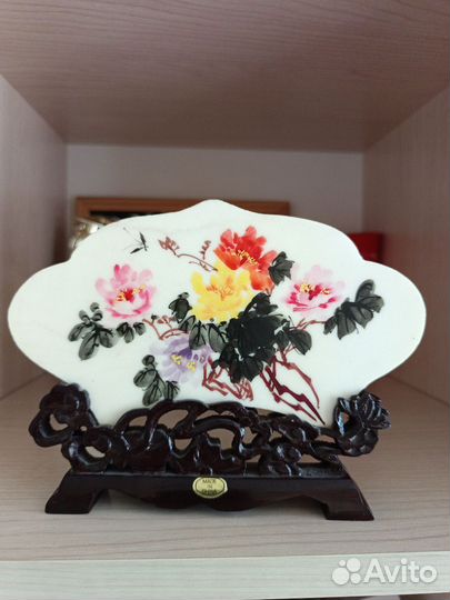 Сувенир старый Китай дерево, камень