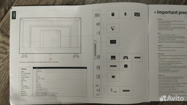 Телевизор SMART tv xiaomi 32