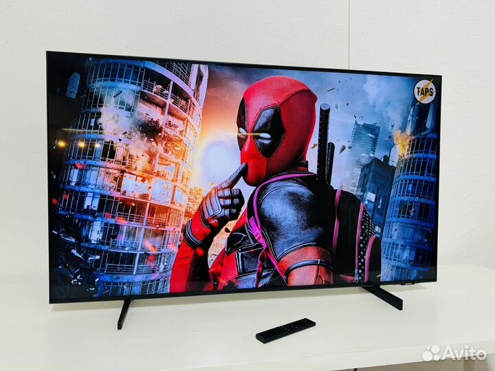 Огромный, свежий qled Samsung 130см UHD SMART 2022