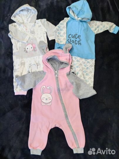 Пакет вещей на девочку размер 74/80