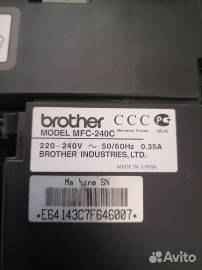 Мфу brother MFC-240C - на запчасти