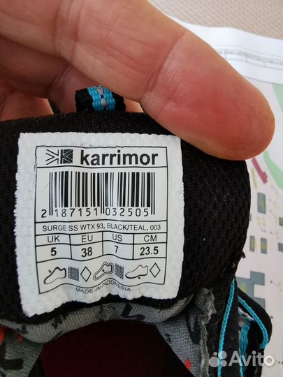 Кроссовки karrimor 38 размера, GTX оригинал