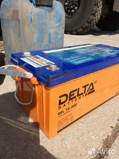 Аккумулятор delta battery GEL 12-200