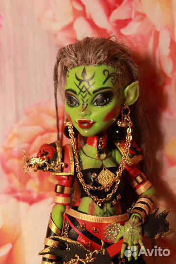 Апрелия ооак Кукла Монстер Хай Monster High ooak