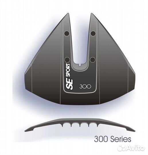 Гидрокрыло лодочного мотора до 300 л.с. серое запч