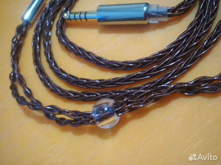 Балансный кабель для наушников 4,4 mmcx