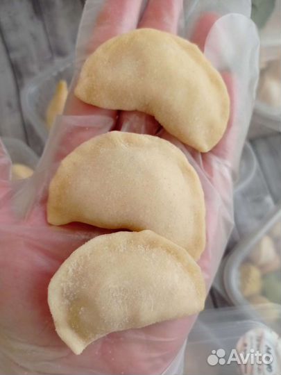 Вареники (ручная лепка)