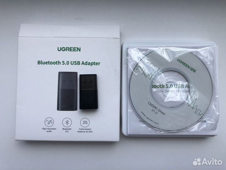 Адаптер Ugreen USB Bluetooth 5.0