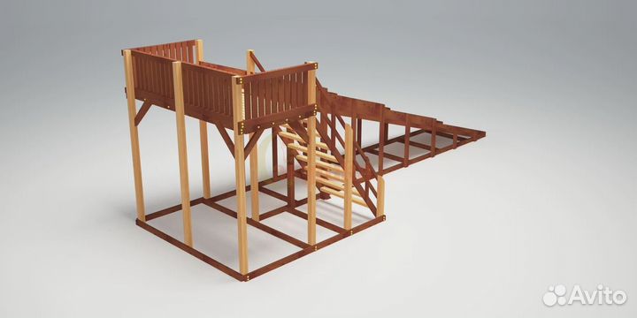 Зимняя горка Савушка Зима 6