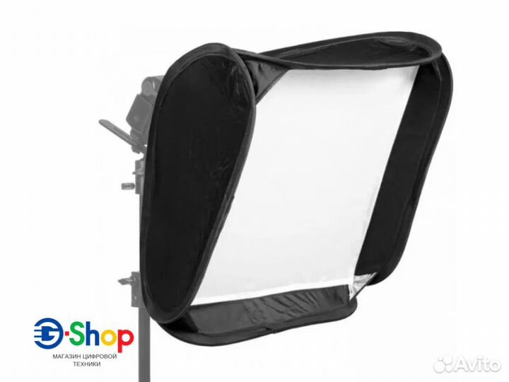 Софтбокс Fujimi 40x40 см с кронштейном (металл)