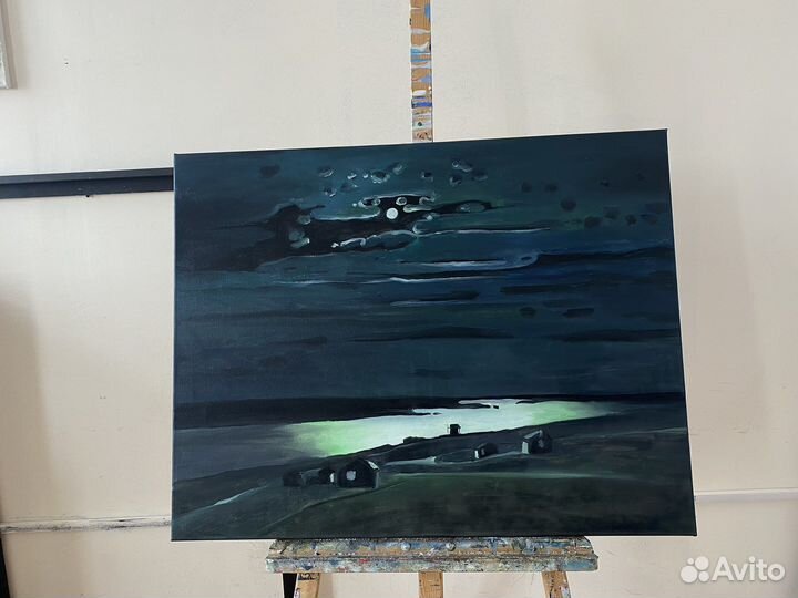 Картина маслом Архип Куинджи 70х90 в наличии