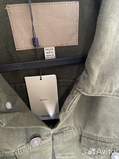 Джинсовая куртка mango man
