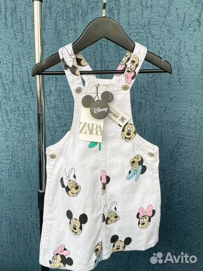 Детская одежда - Сарафан джинсовый Zara