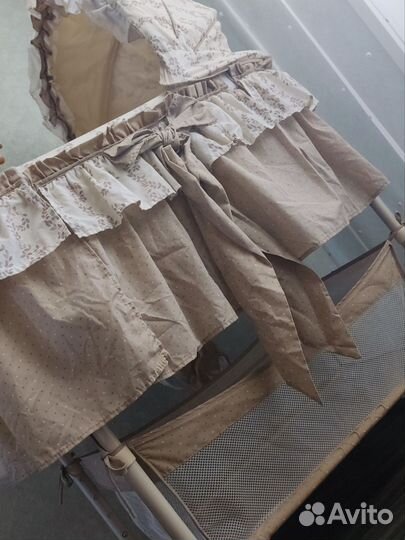 Детская кроватка люлька+подушечка в подарок