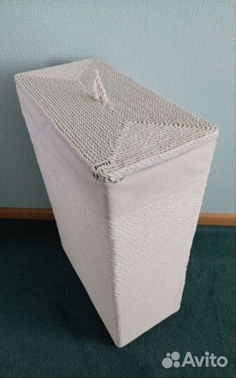 Корзина для белья и хранения, белая