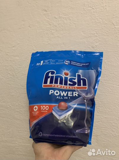 Таблетки для посудомоечных машин финиш