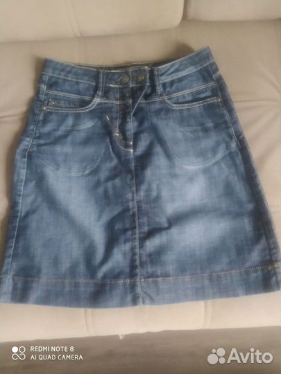 Юбки джинсовые