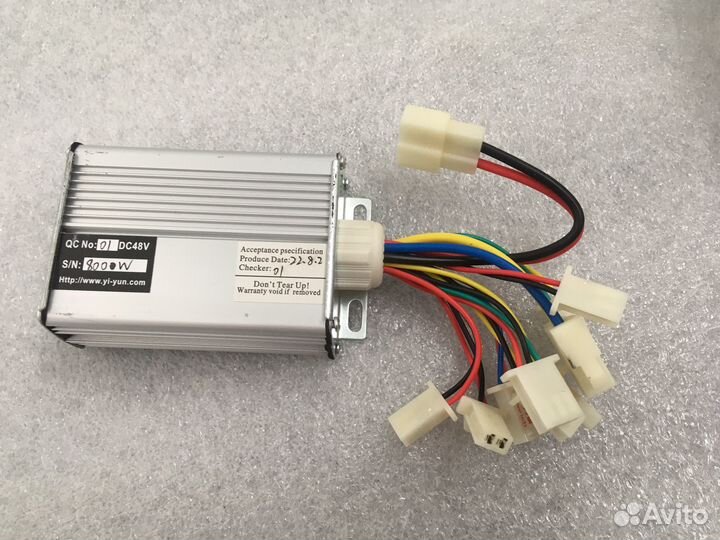 Контроллер для электросамоката 48v, 800w