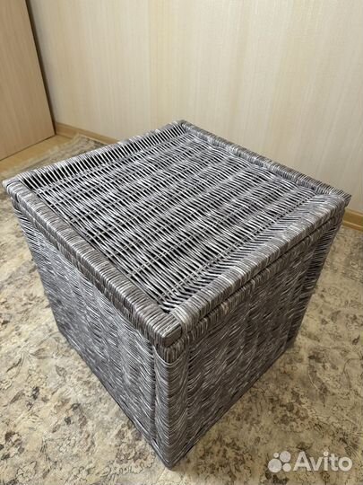 Плетеная корзина на каркасе как из IKEA