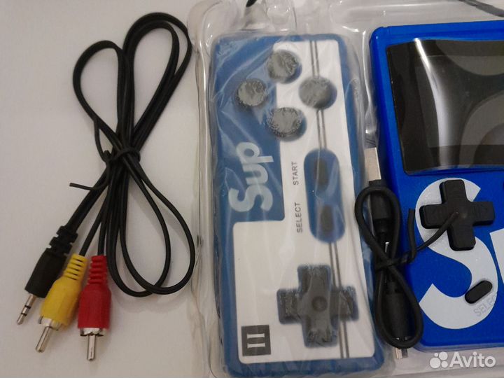 Портативная игровая приставка sup синяя